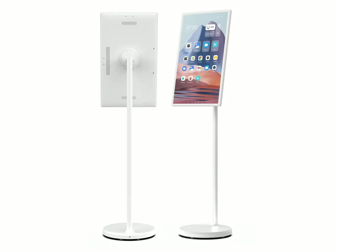 Écran tactile mobile 32" sur pied